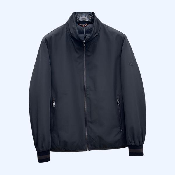 제냐 스탠드업 칼라다운 재킷