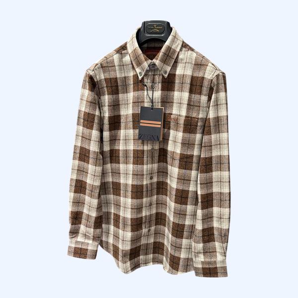 제냐 싱글 플란넬 셔츠