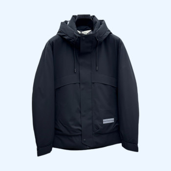 제냐 후드 다운재킷