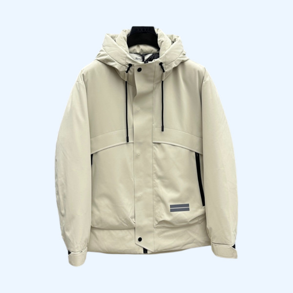 제냐 후드 다운재킷