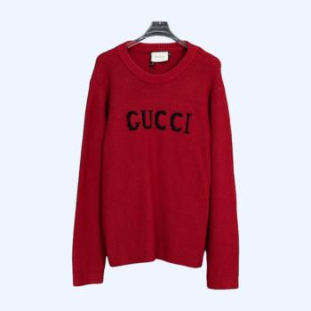 구찌 자수 니트