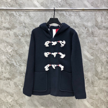 TB 니트 혼버클 울재킷