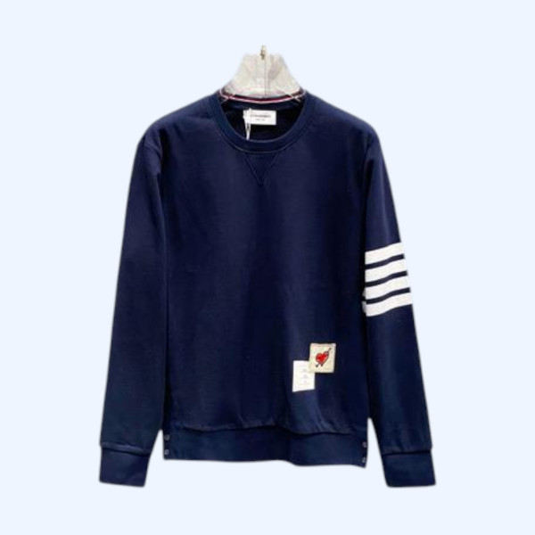 TV 라운드넥 스웨트 셔츠