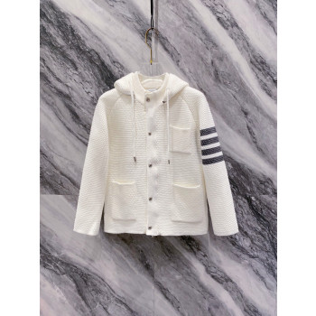 TV 패턴 지퍼 재킷