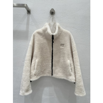 미우미우 메리노 퍼 올인원 재킷