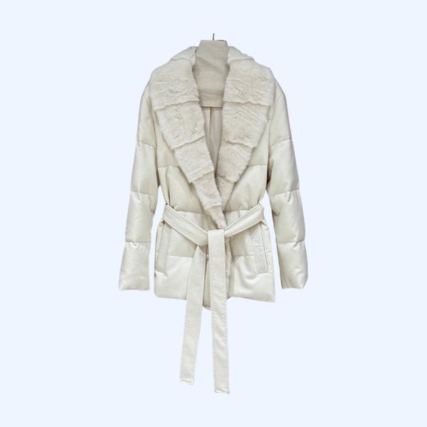 LP 벨트 밍크 재킷