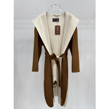 LP 후드 양면 투톤 캐시미어 코트