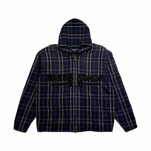 발랜시아가 후드 지퍼 재킷