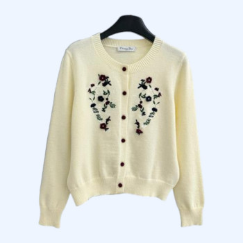 디올 라운드넥 가디건