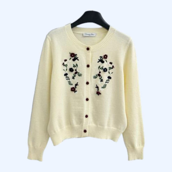 디올 라운드넥 가디건