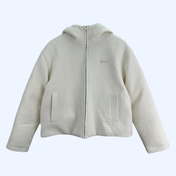 디올 로고 울 매듭 벨벳 재킷