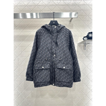 디올 자카드 콘튼 다운 재킷