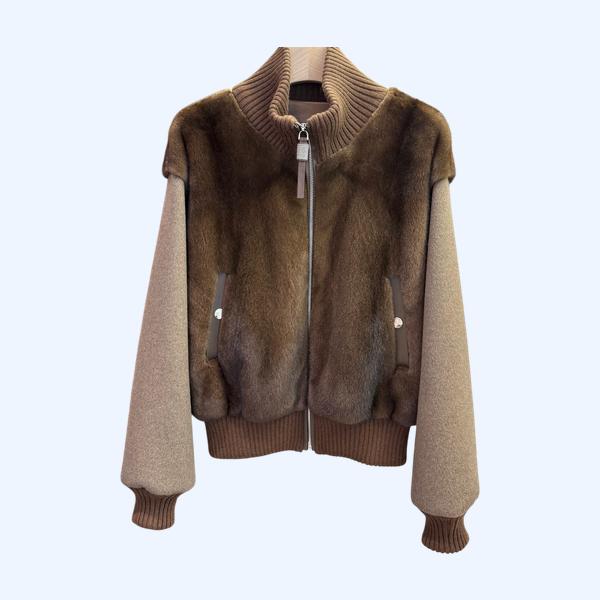 BC 캐시미어 밍크 재킷