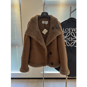 로에베 모터사이클 스웨이드 재킷