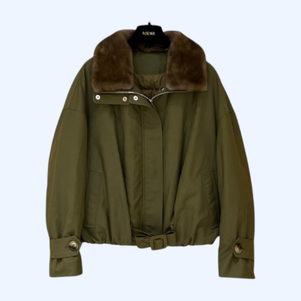 로에베 밍크혼방 재킷