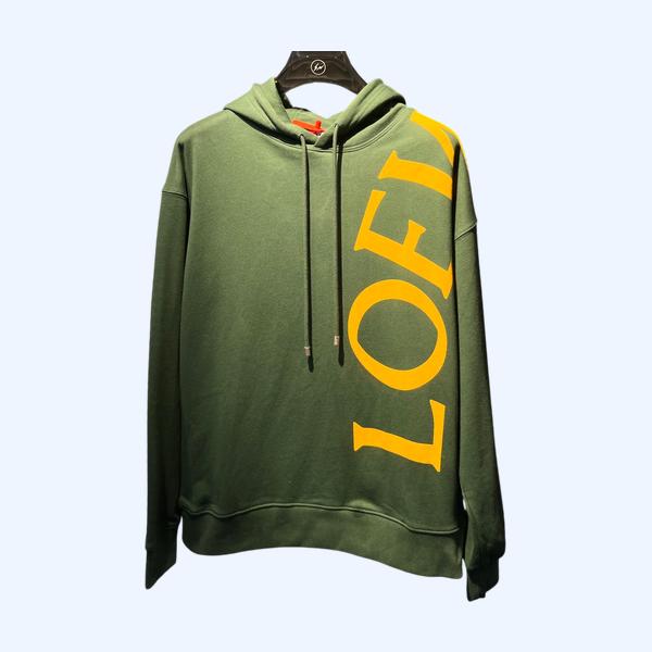 로에베 프린트 후드티