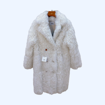 에르메스 롱 퍼 코트