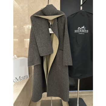 에르메스 캐시미어 스카프 코트