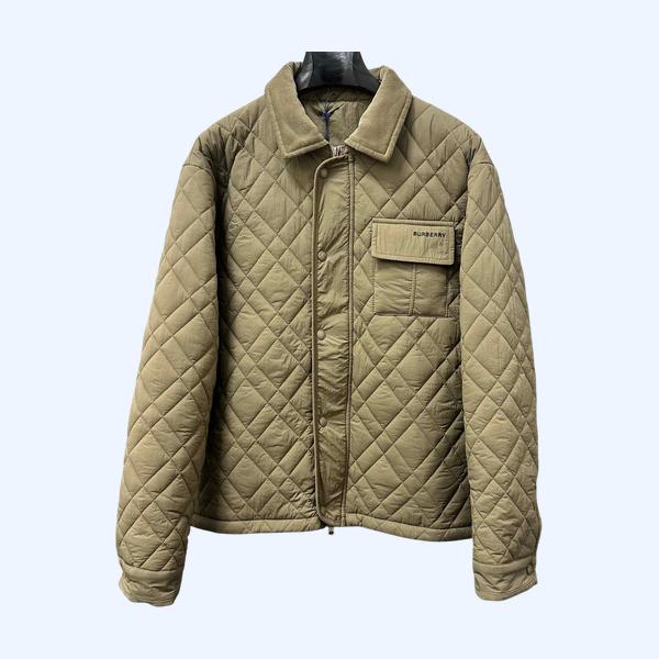 버버리 라펠 코튼 재킷