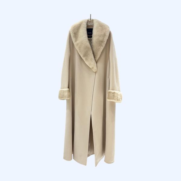 막스마라 라펠 퓨어 캐시미어 재킷