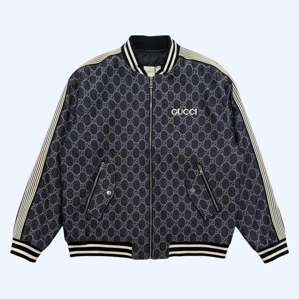 구찌 더블 G풀 프린트 지퍼 재킷