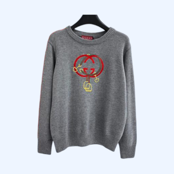 구찌 라운드넥 루즈핏 니트