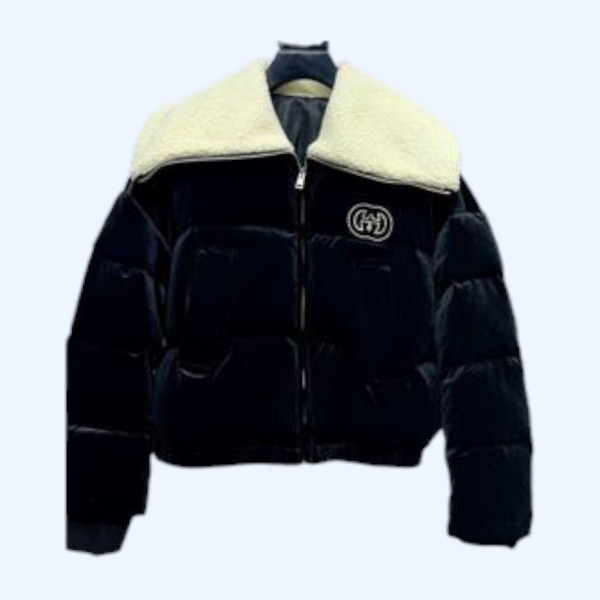 구찌 코듀로이 다운재킷