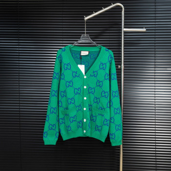 구찌 프린트 니트 가디건
