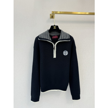 구찌 하프 지퍼 풀오버 스웨트