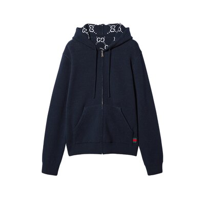 GG 리버서블 집업 후드