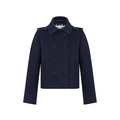 지퍼 후드 피코트