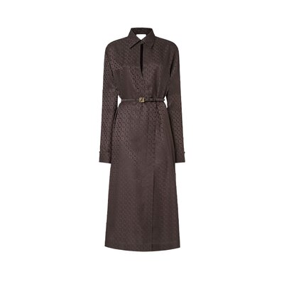 FF 자카드 실크 드레스