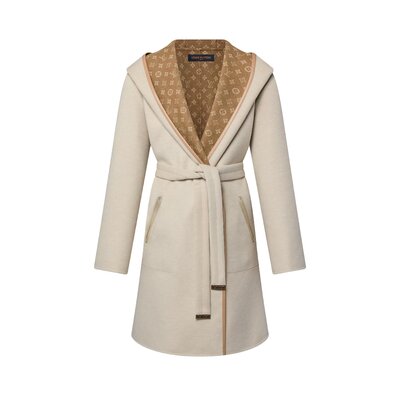 리버서블 시그니처 후디드 랩 코트