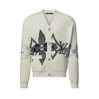 그래픽 니티드 가디건