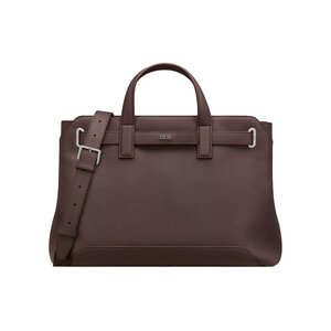 Dior Normandie 미디엄 토트백 블랙 브라운