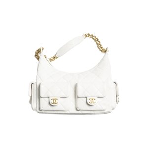 맥시 호보 백 화이트